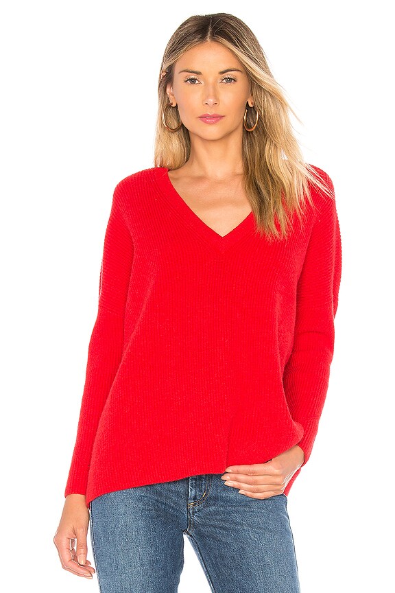view 2 of 5 x REVOLVE Ethan Pullover Sweater in True Red