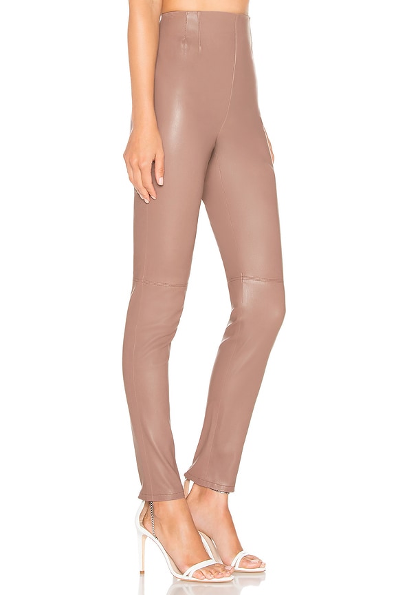 view 2 of 4 x REVOLVE Grayson Leather Pants in Taupe