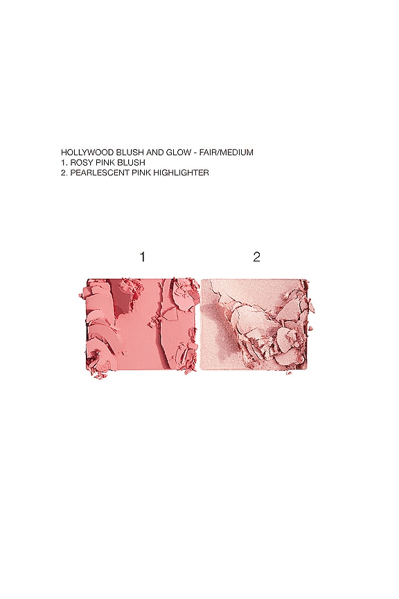 view 2 of 7 Hollywood Blush & Glow Glide Palette in Fair Medium