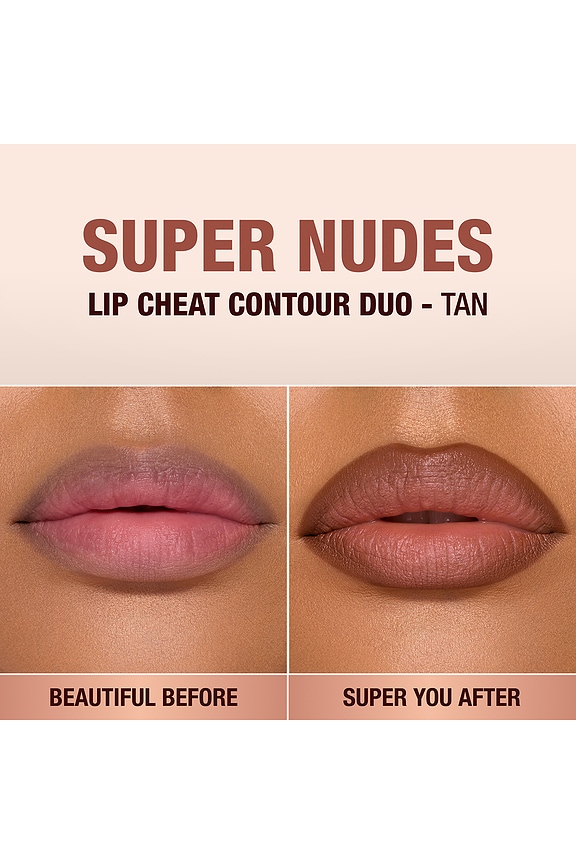 view 2 of 8 Supernudes Lip Cheat Duo in Tan