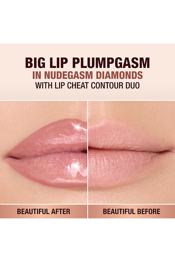 view 2 of 10 SUPERNUDES BIG LIP PLUMPGASM リップグロス in Nudegasm Diamonds