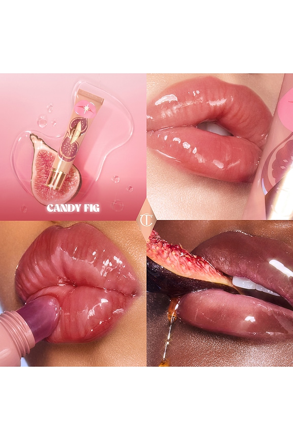view 2 of 10 Unreal Lips Healthy Glow Nectar Oil in Candy Fig