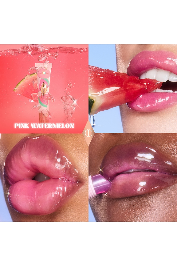 view 2 of 10 Unreal Lips Healthy Glow Nectar Oil in Pink Watermelon