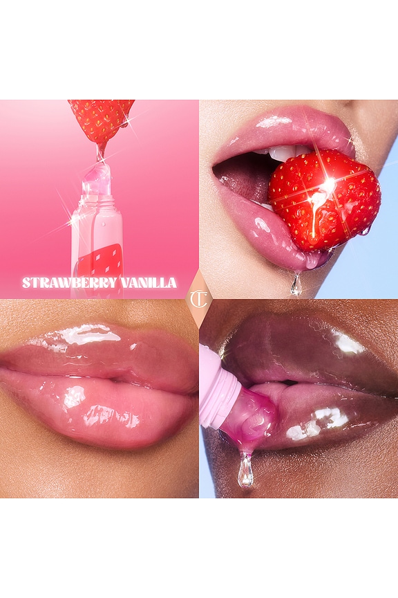 view 2 of 10 ACEITE LABIAL UNREAL LIPS HEALTHY GLOW NECTAR OIL in Strawberry Vanilla