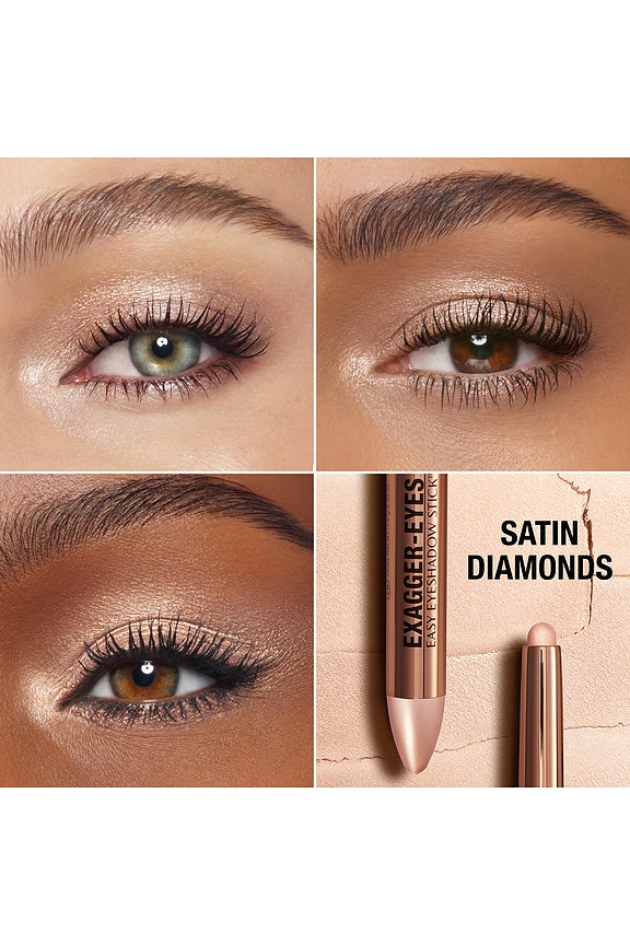 view 2 of 12 Exagger-eyes Easy Eyeshadow Stick in Satin Diamonds