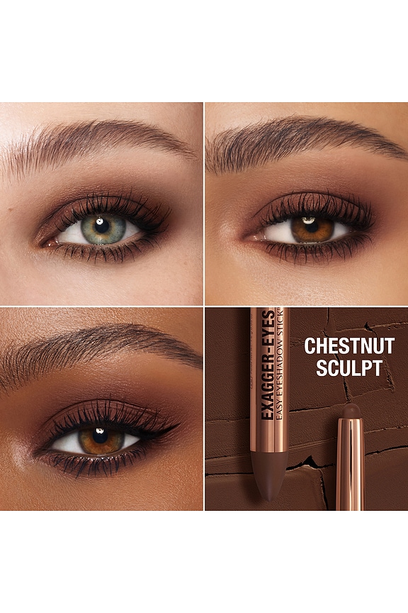 view 2 of 12 Exagger-eyes Easy Eyeshadow Stick in Chestnut Sculpt