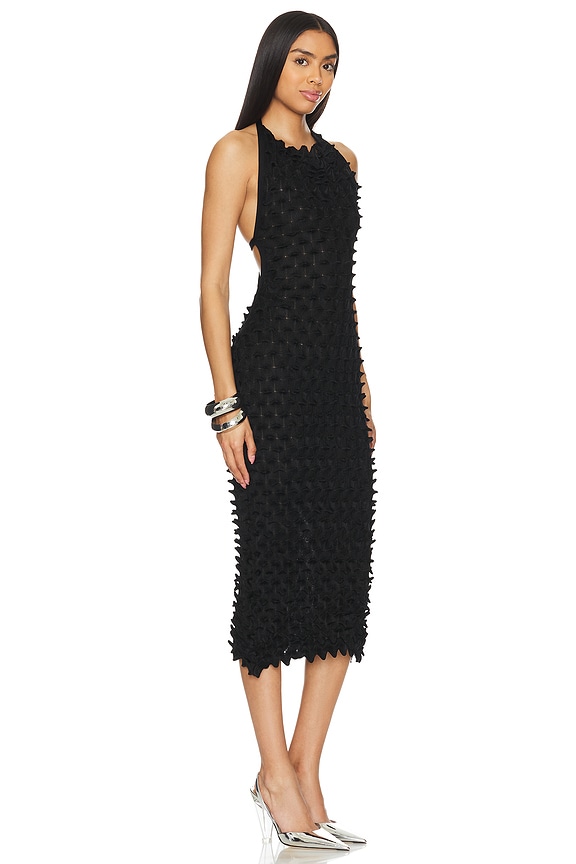 view 2 of 4 Cowl Neck Dress in Black