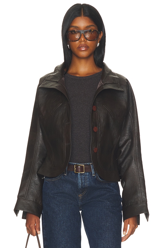 view 2 of 5 Jacket in Brown