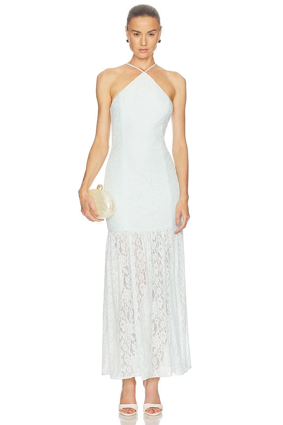 view 1 of 4 MAXIVESTIDO GEORGIA in Ice Blue