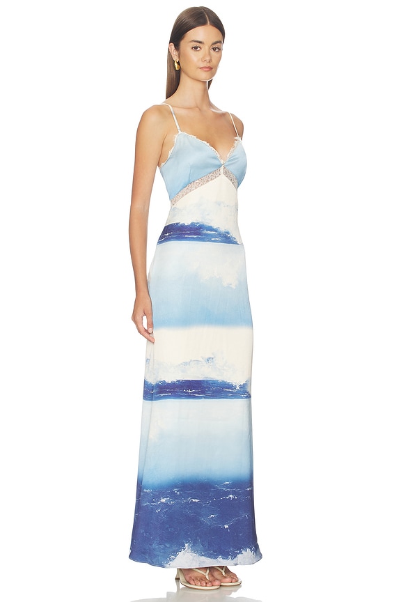view 2 of 4 VESTIDO LENCERO ESKA  in Blue Multi