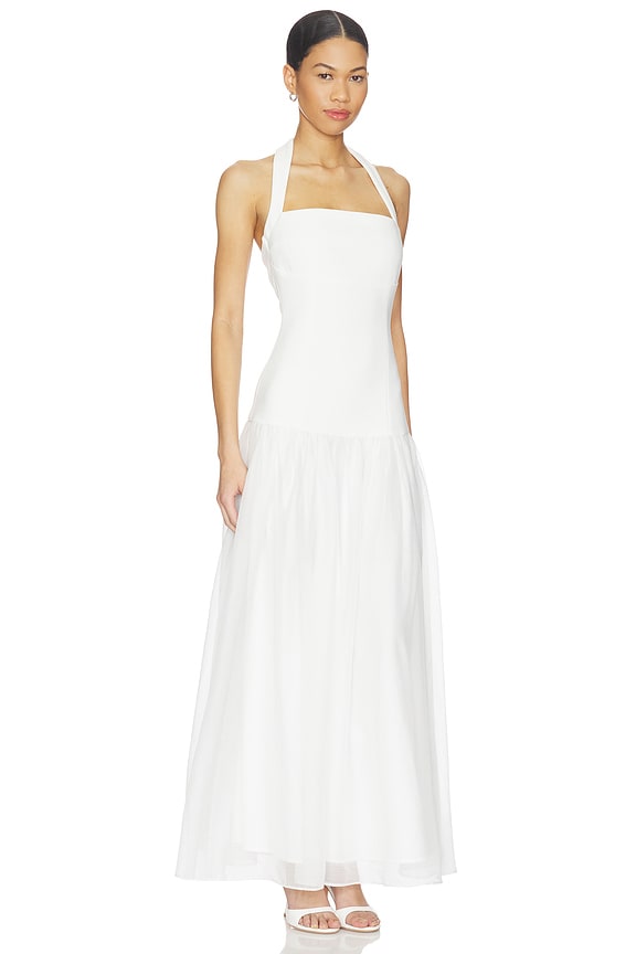 view 2 of 3 MAXIVESTIDO KIMBERLY in White
