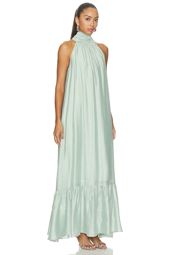 view 2 of 3 ROBE MAXI ISALINE  in Sage Green