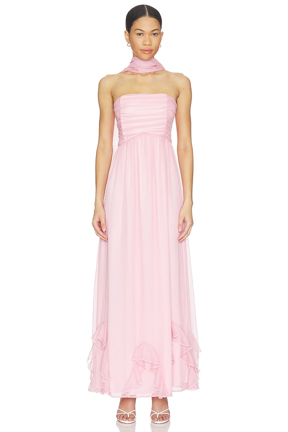 view 1 of 4 MAXIVESTIDO NICOLE in Pink