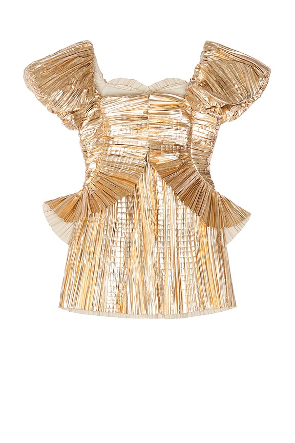view 2 of 5 Kids Charlique Dress in Gold