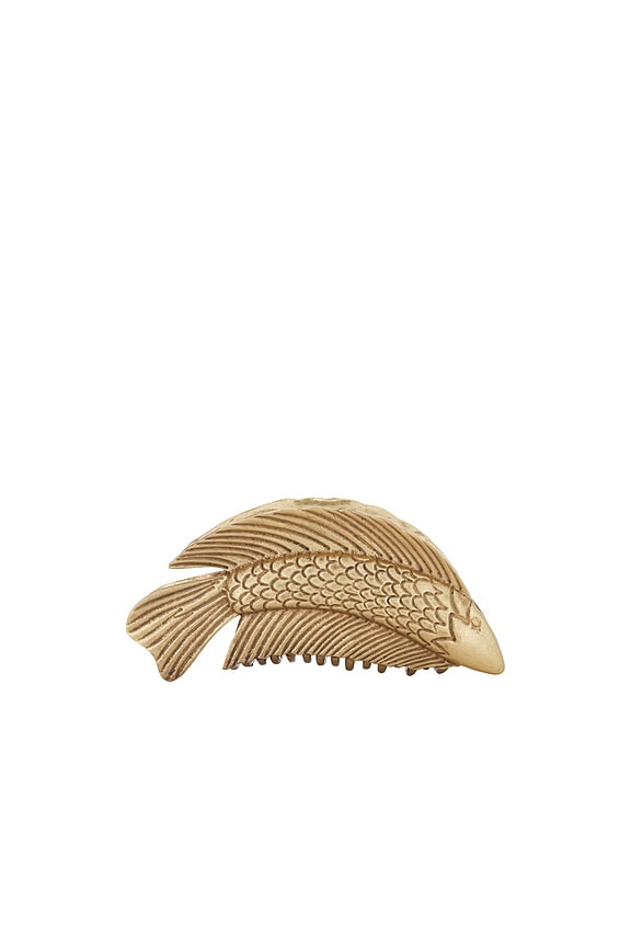 view 2 of 3 Neemo Hair Accessory in Antique Brass