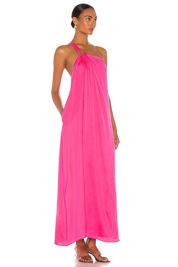 view 2 of 3 Theodora Dress in Flamingo