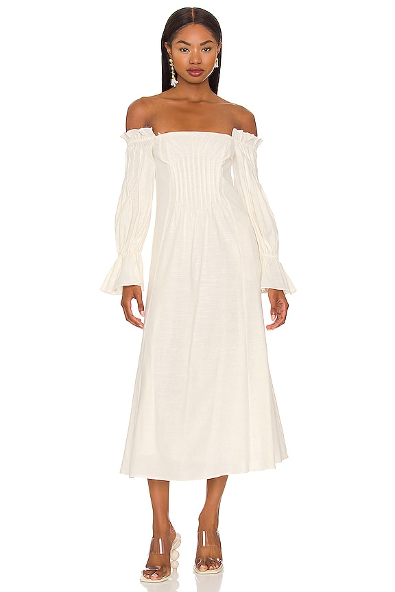 view 1 of 3 Ida Dress in Off White