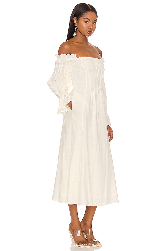 view 2 of 3 Ida Dress in Off White