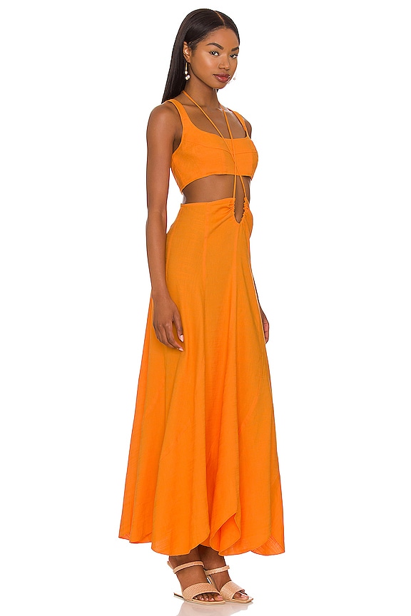 view 2 of 3 Eileen Dress in Apricot