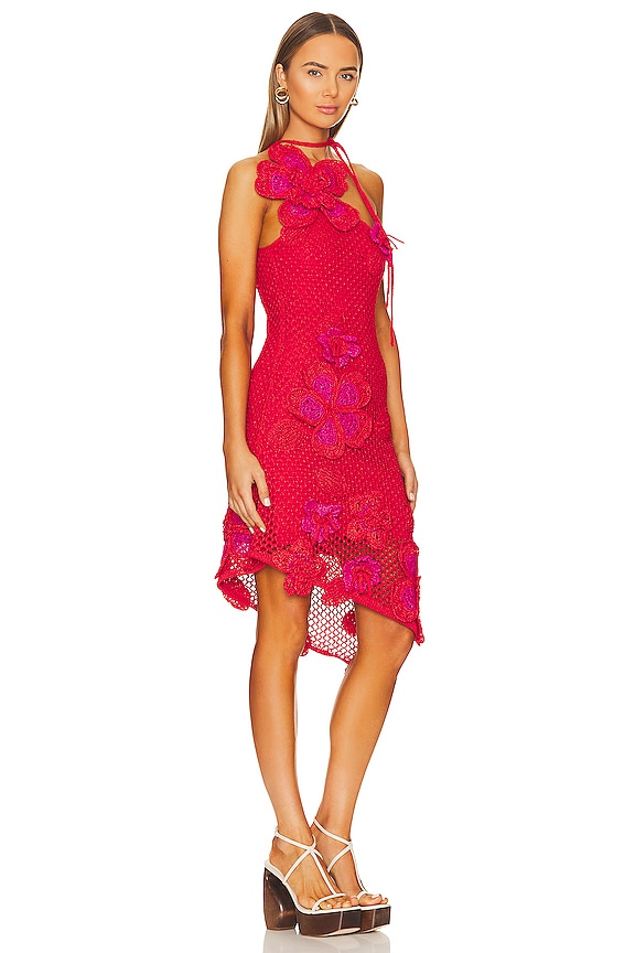 view 2 of 3 ROBE MAILLE CROCHET KOURTNEY in Amanita