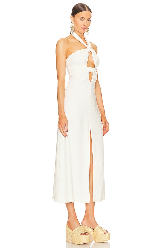 view 2 of 3 VESTIDO MIDI SUSANA in Off White