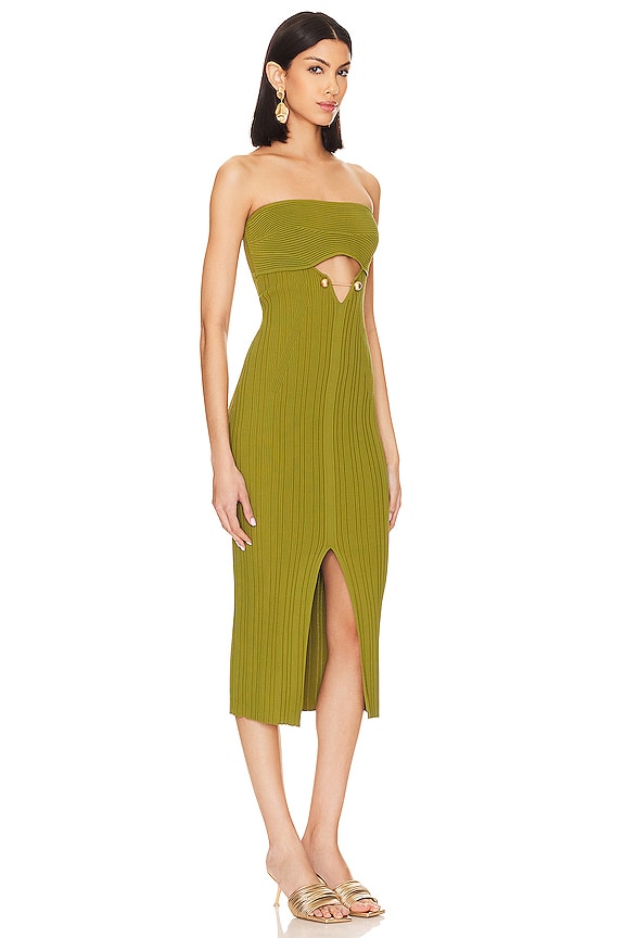 view 2 of 3 Christy Knit Midi Dress in Olea
