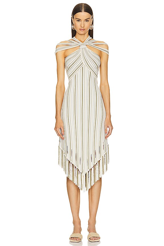 view 2 of 5 ROBE MI-LONGUE ALICA in Beach Combo