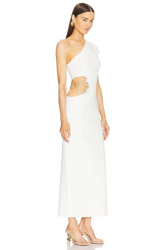 view 2 of 5 ROBE MI-LONGUE ADRIAN in Off White