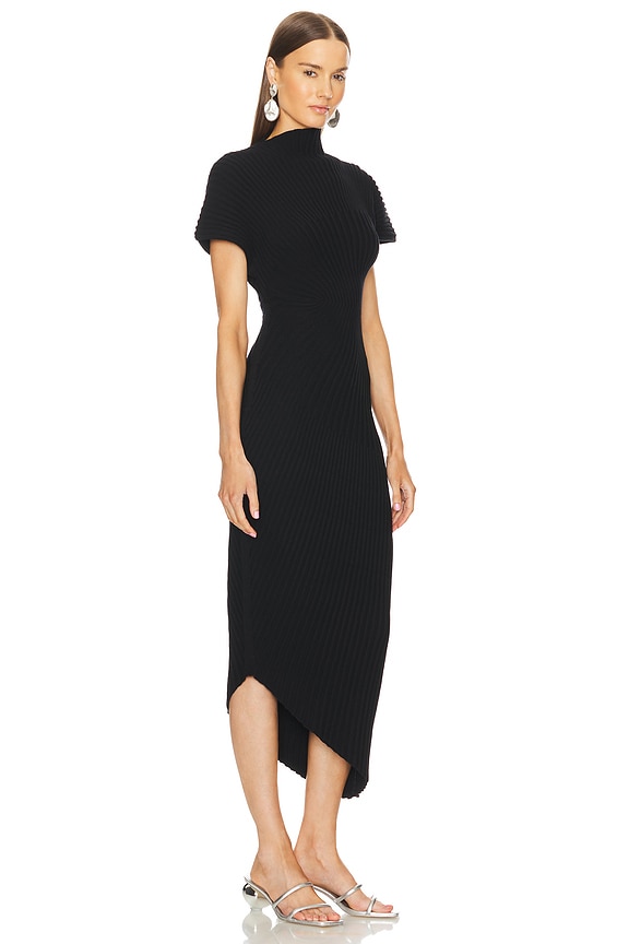 view 2 of 3 VESTIDO CHRYSTA KNIT in Black