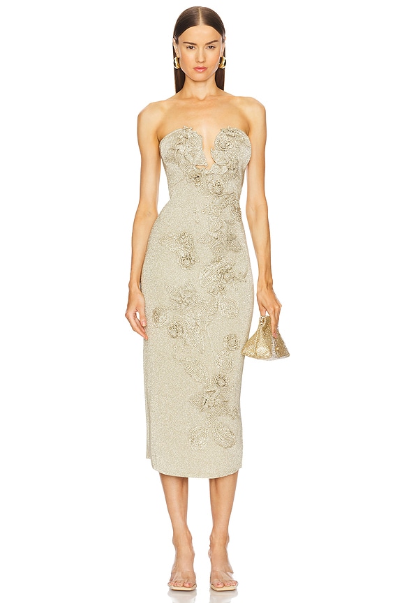 view 2 of 5 SORAIYA ドレス in Fog Shimmer