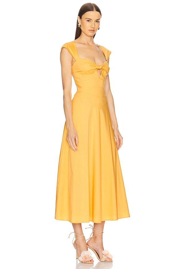view 2 of 3 Magnolia Dress in Kumquat