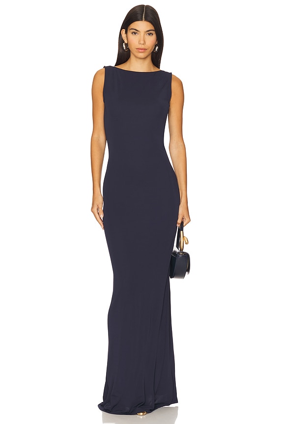 view 2 of 4 Basha Gown in Deep Lake