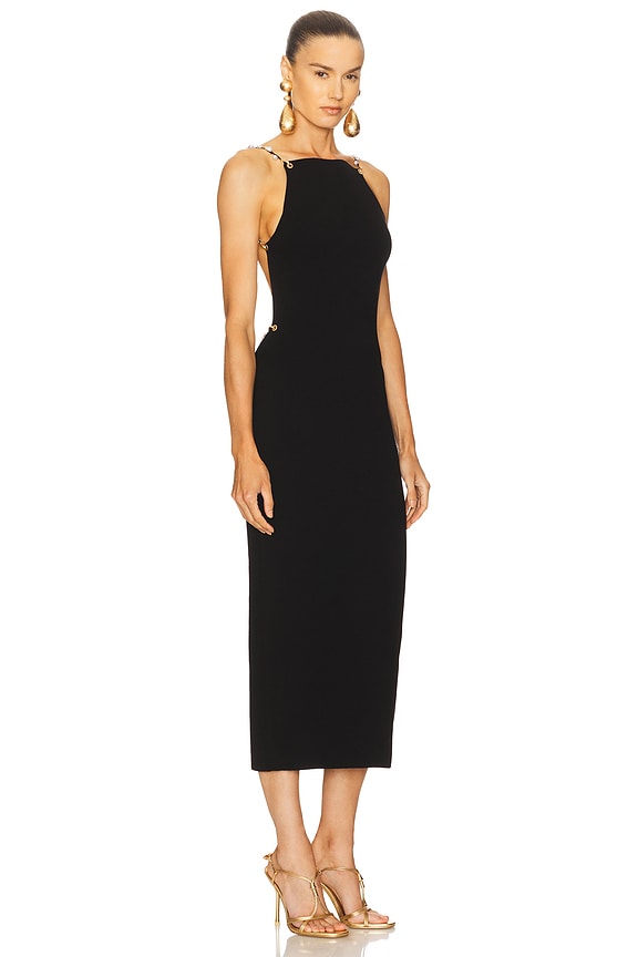 cassi knit dress Cult Gaia in Black Floral Maxi