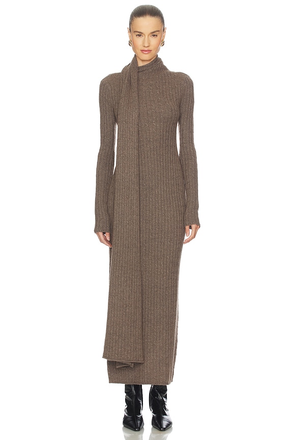 view 2 of 5 ROBE MAXI NATACHA in Otter