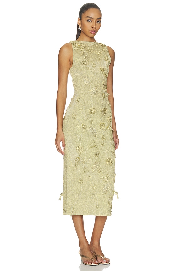 view 2 of 4 Kivu Dress in Gold