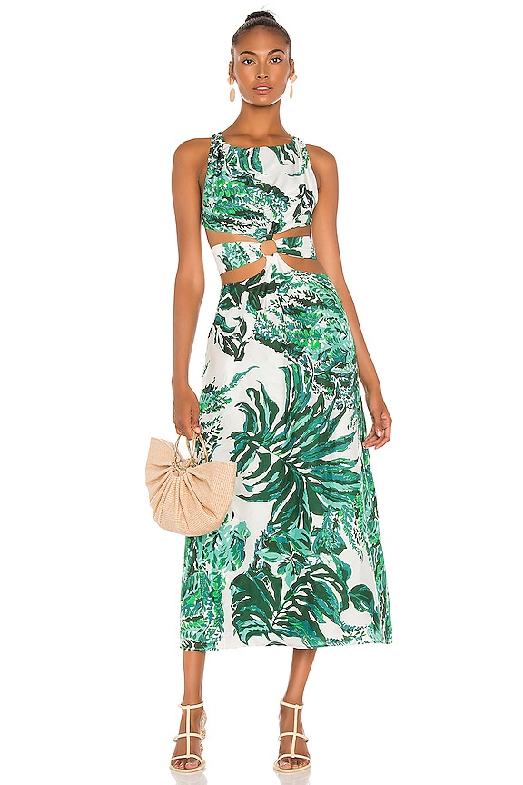 view 1 of 3 Izabel Dress in Pool Multi