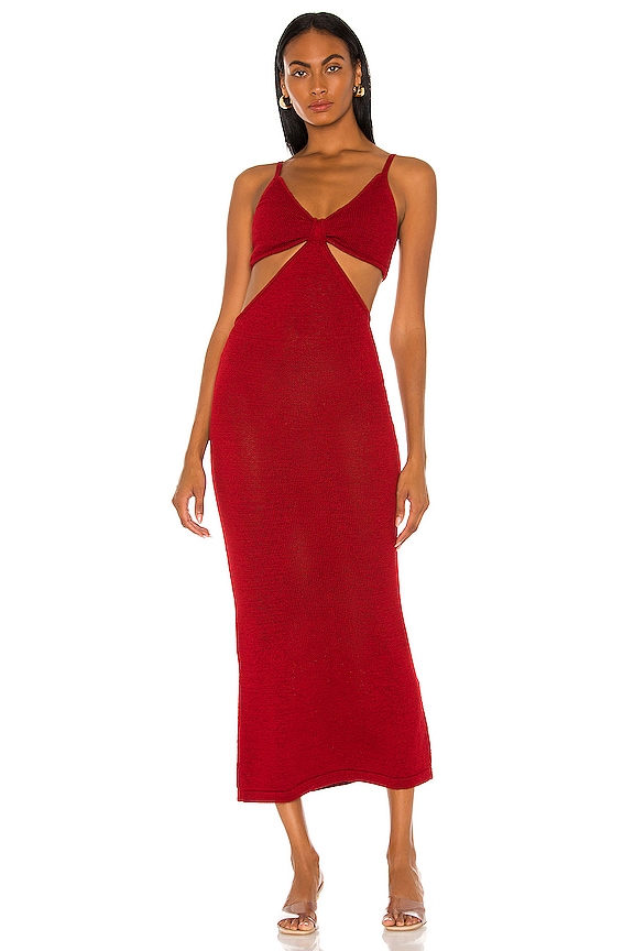 view 1 of 3 Serita Knit Dress in Begonia