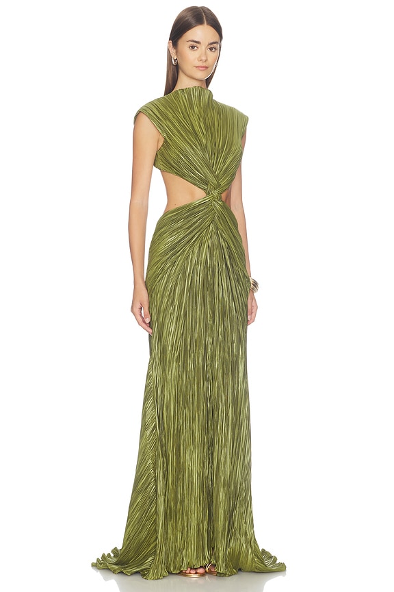 view 2 of 4 Voss Gown in Chive