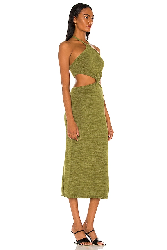 view 2 of 3 Cameron Knit Dress in Olive
