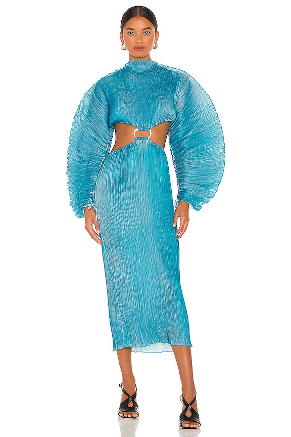 view 1 of 3 Akilah Dress in Cyan