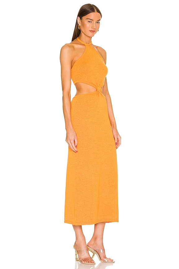 view 2 of 3 Cameron Knit Dress in Marigold