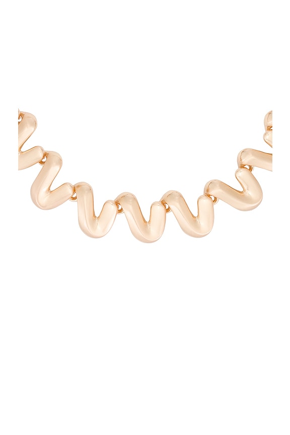 view 2 of 2 MADDIE チョーカー in Brushed Brass