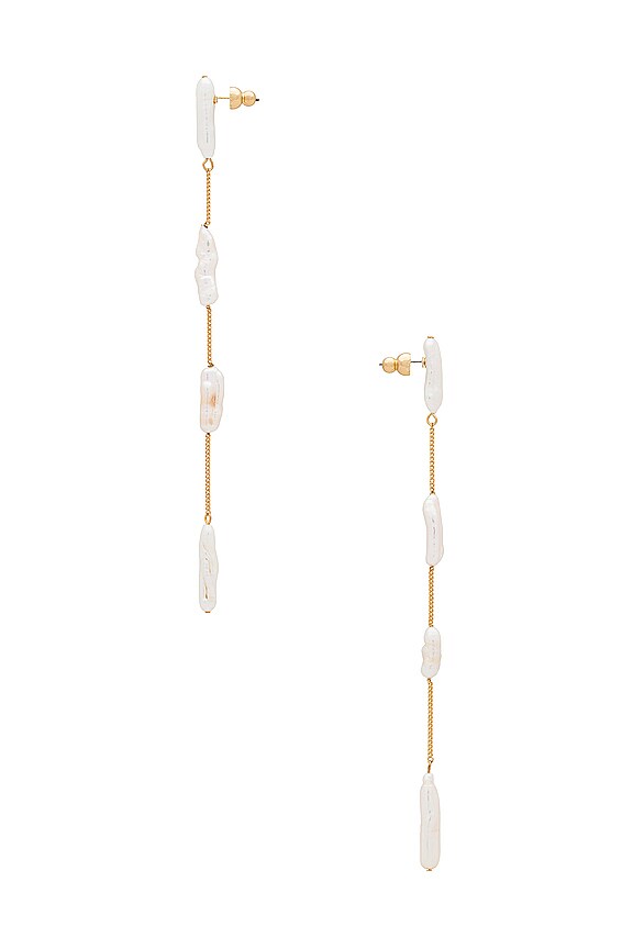 view 2 of 3 BOUCLES D'OREILLES AMUN in Pearl