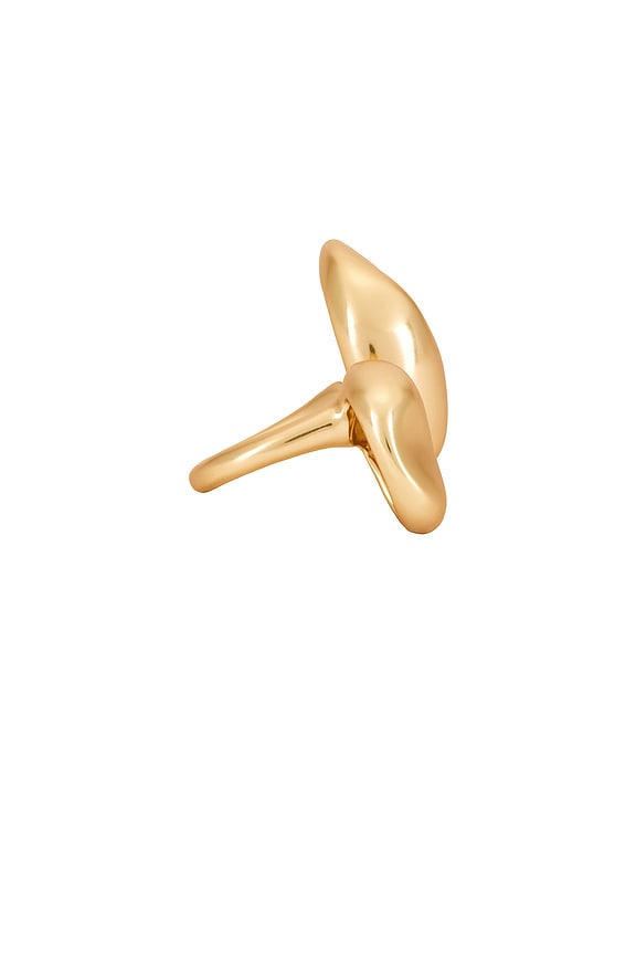 view 2 of 3 Cleo Ring in Matte Brass