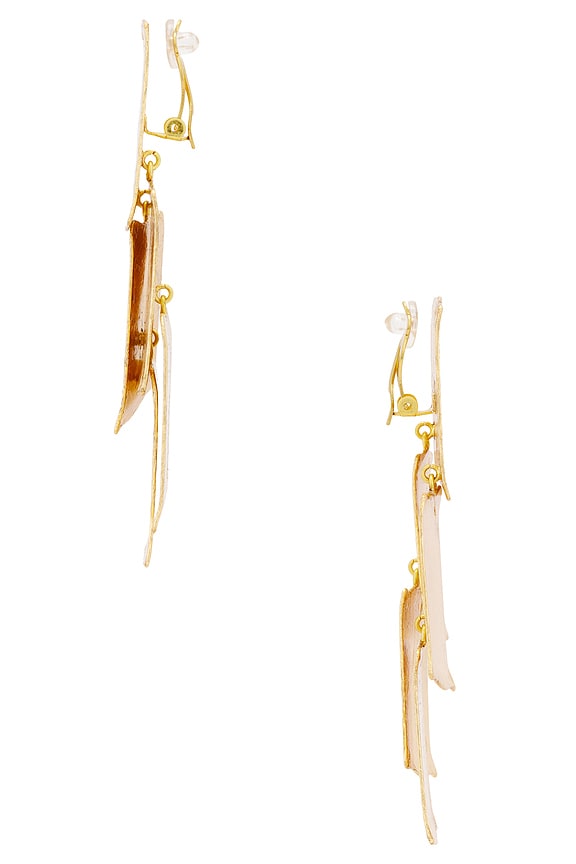 view 2 of 2 Brooklyn Earring in Gold Foiled