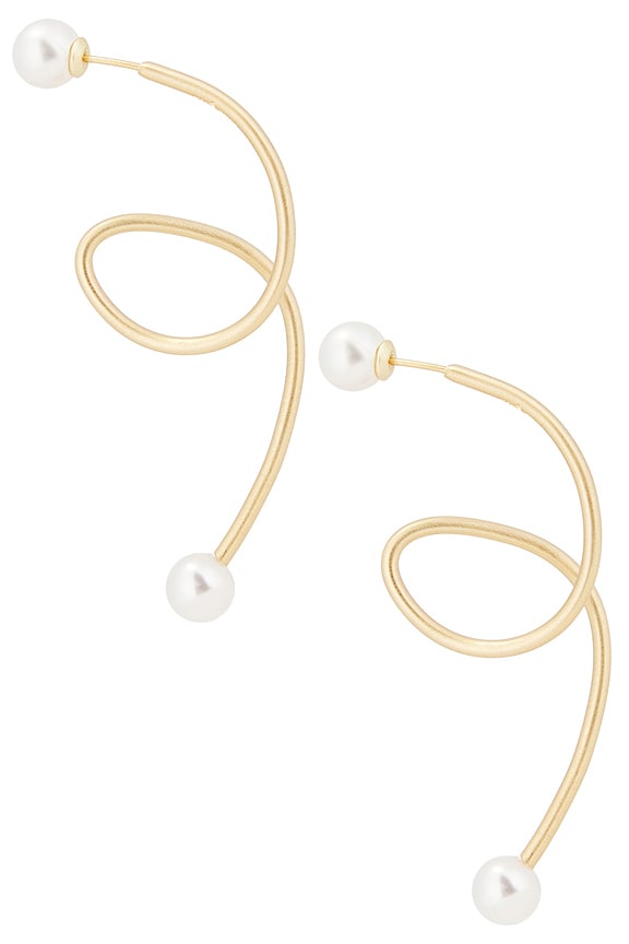 view 2 of 3 Tazia Drop Earring in Pearl