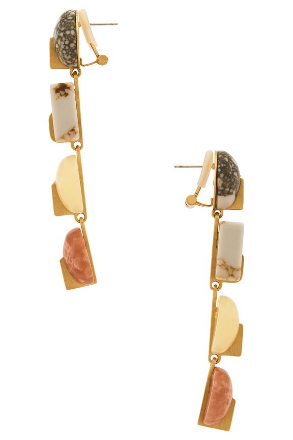 view 2 of 2 Laguna Drop Earring in Earthtone Multi