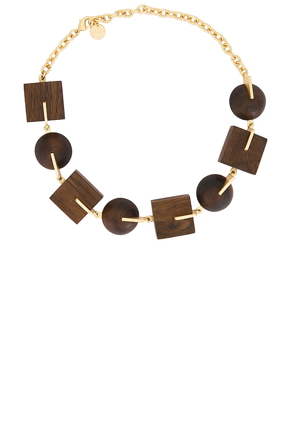 view 1 of 3 Laguna Choker Necklace in Walnut