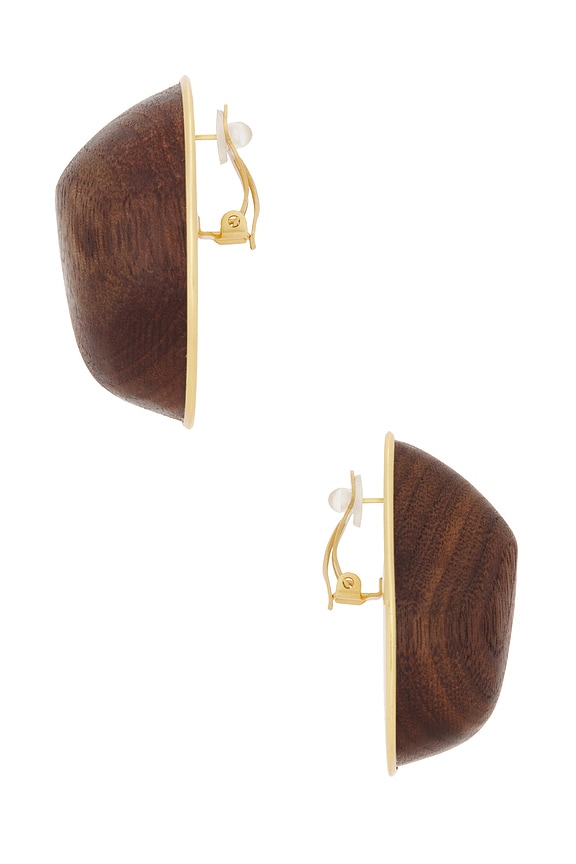 view 2 of 2 Ina Earring in Walnut