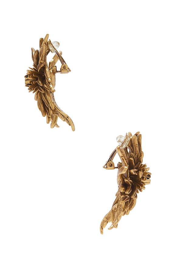 view 2 of 2 Una Earring in Antique Brass Antique Brass